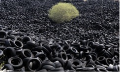Tyres photographed by Eric Cabanis/AFP/Getty Images